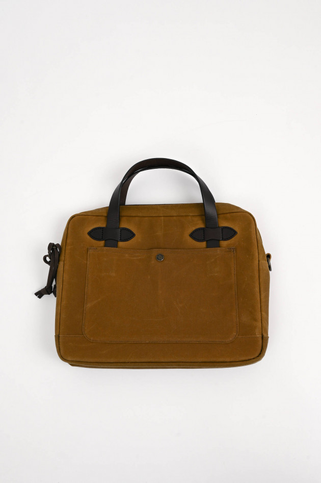 Filson Aktentasche THIN CLOTH COMPACT BRIEFCASE in Ocker