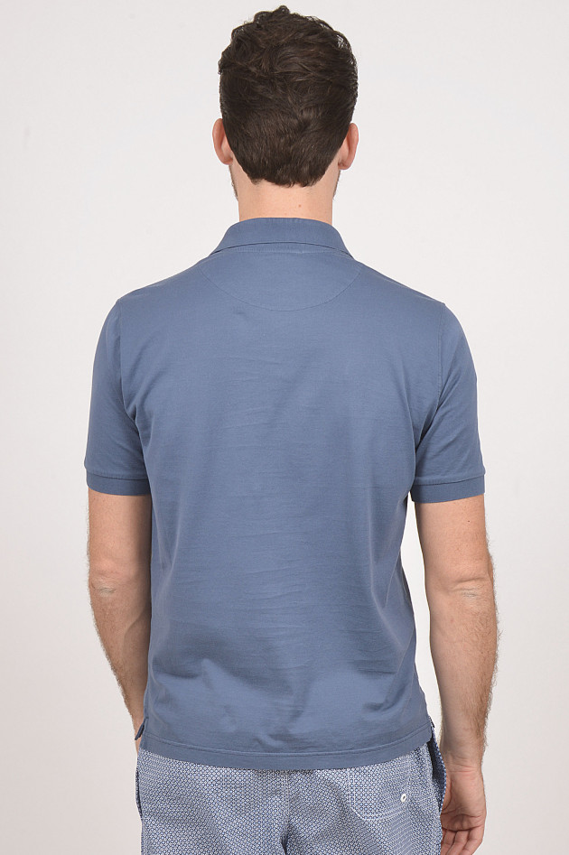 Fioroni Poloshirt in Jeansblau