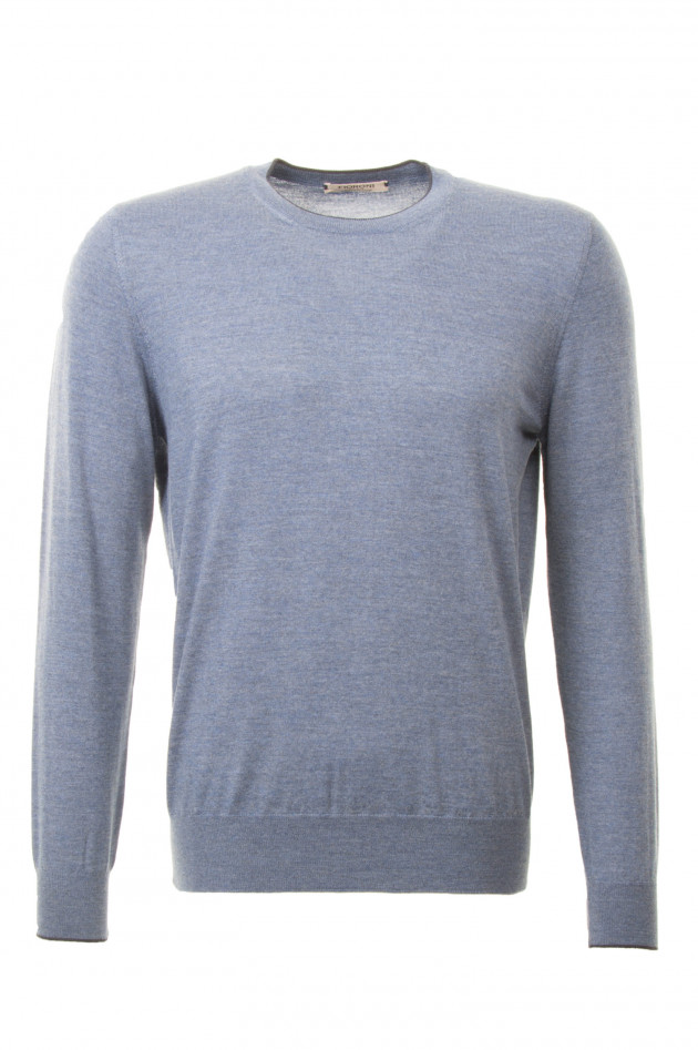 Fioroni Pullover mit Rundhalsausschnitt in Hellblau