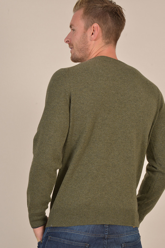 Fioroni Pullover aus Cashmere in Oliv