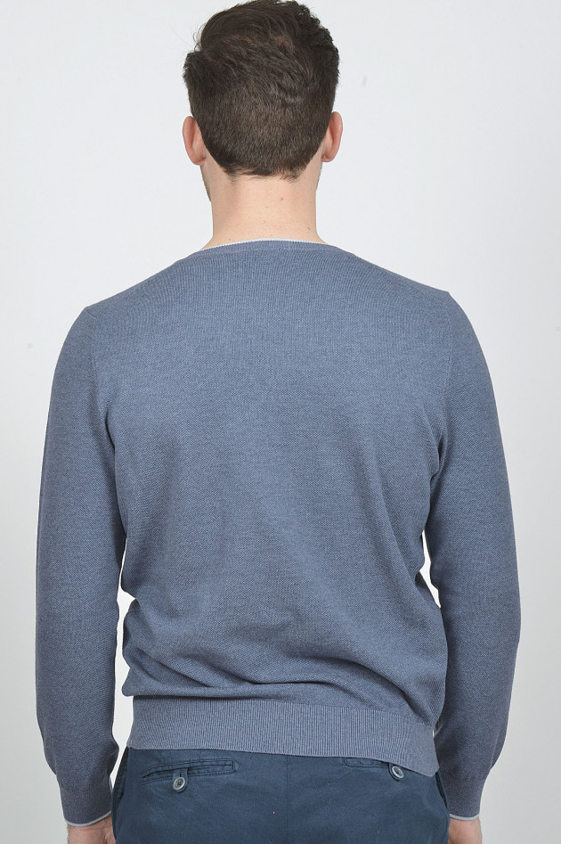 Fioroni Pullover in Blau gestrickt
