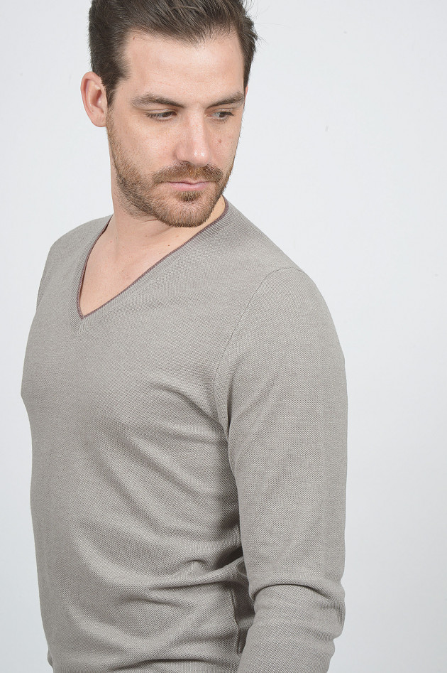 Fioroni Pullover in Beige gestrickt