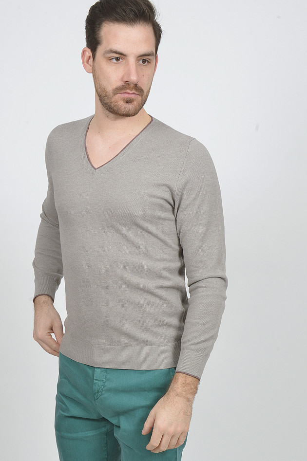 Fioroni Pullover in Beige gestrickt