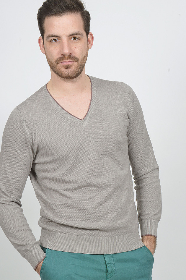 Fioroni Pullover in Beige gestrickt