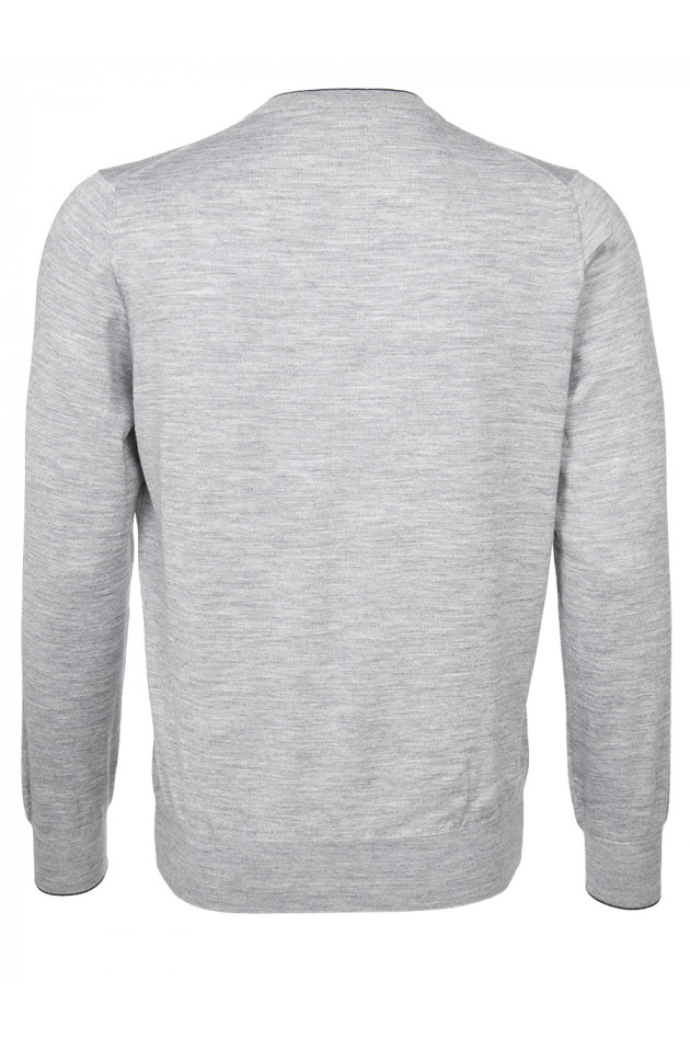 Kaschmirpullover Hellgrau