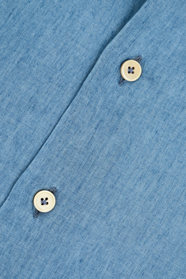 Gherardi Denim-Hemd aus Baumwolle in Blau