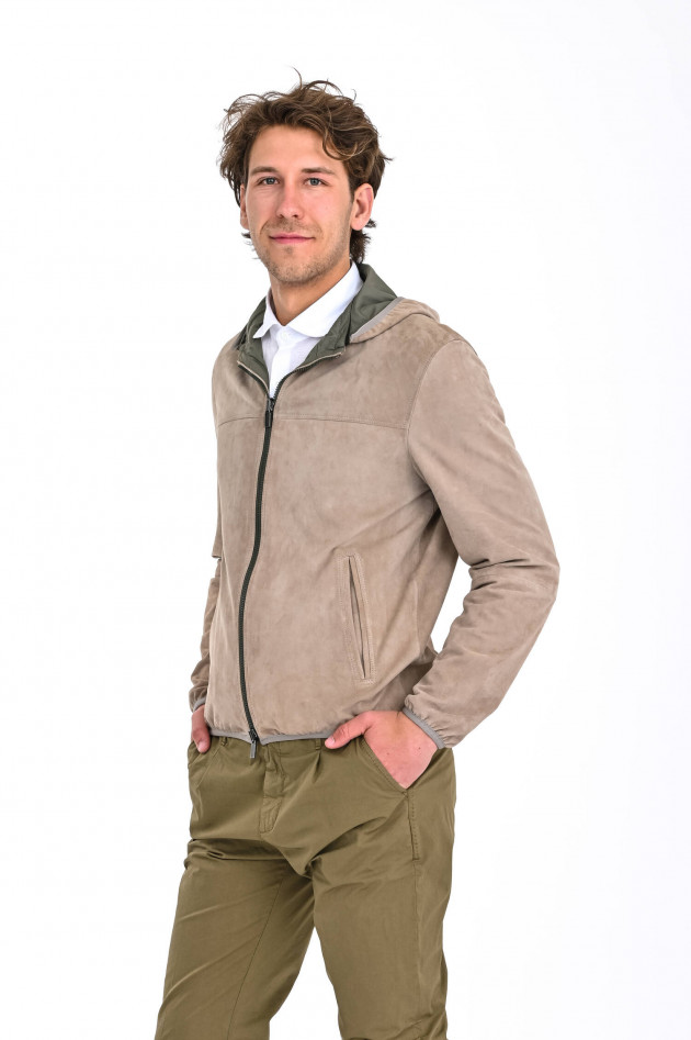 GMS-Gimos Wendejacke in Beige/Oliv