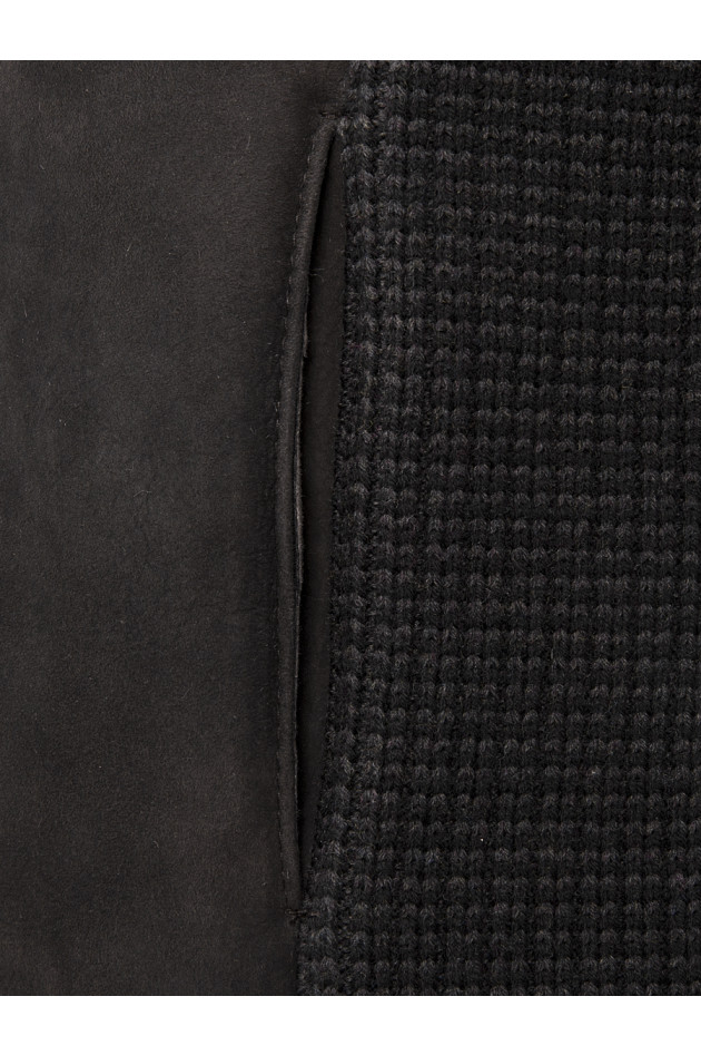 GMS Lederjacke Dunkelbraun