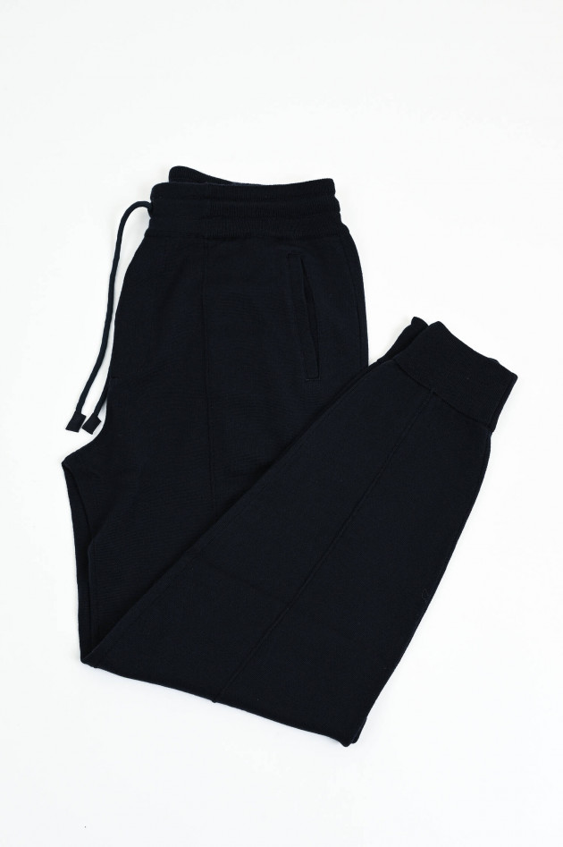 Gran Sasso Sweatpants aus Merinowolle in Navy