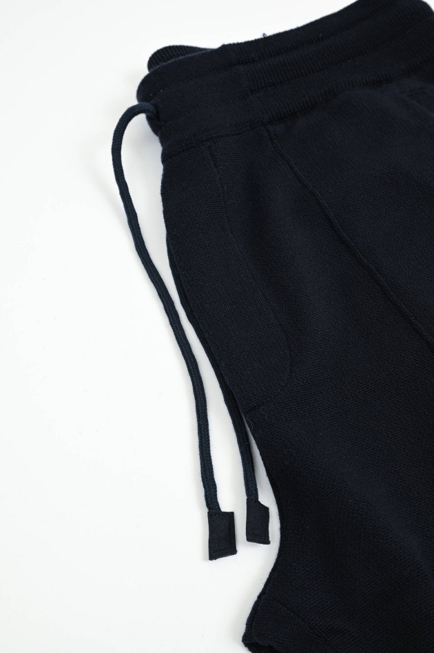 Gran Sasso Sweatpants aus Merinowolle in Navy