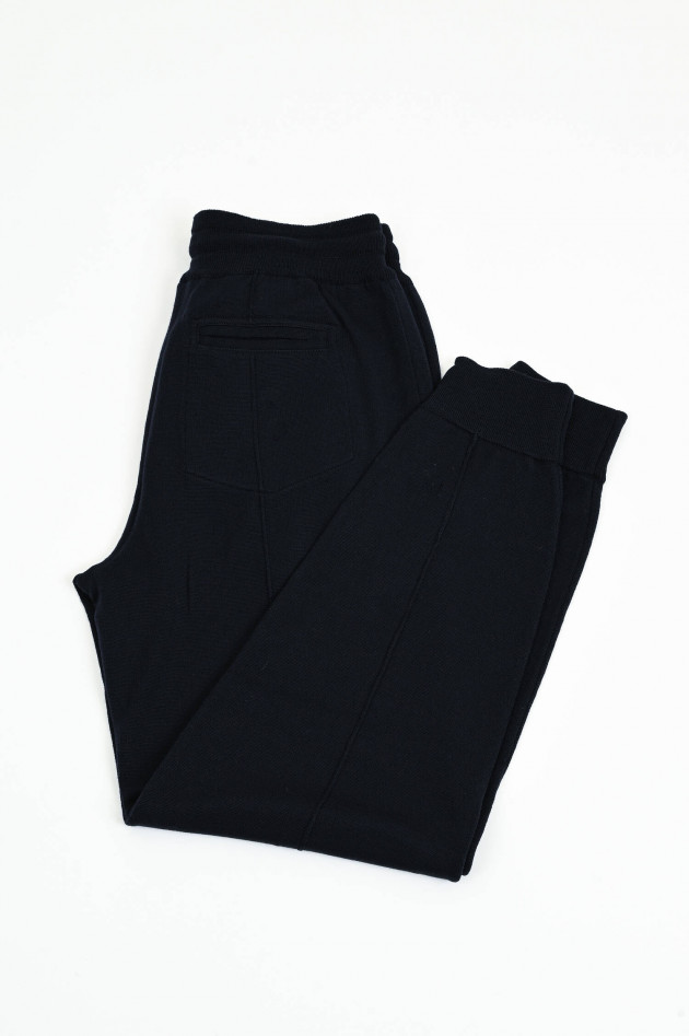 Gran Sasso Sweatpants aus Merinowolle in Navy