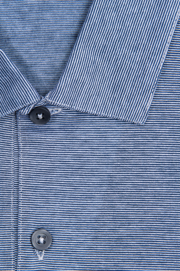 Gran Sasso Polo in Navy/Weiß gestreift