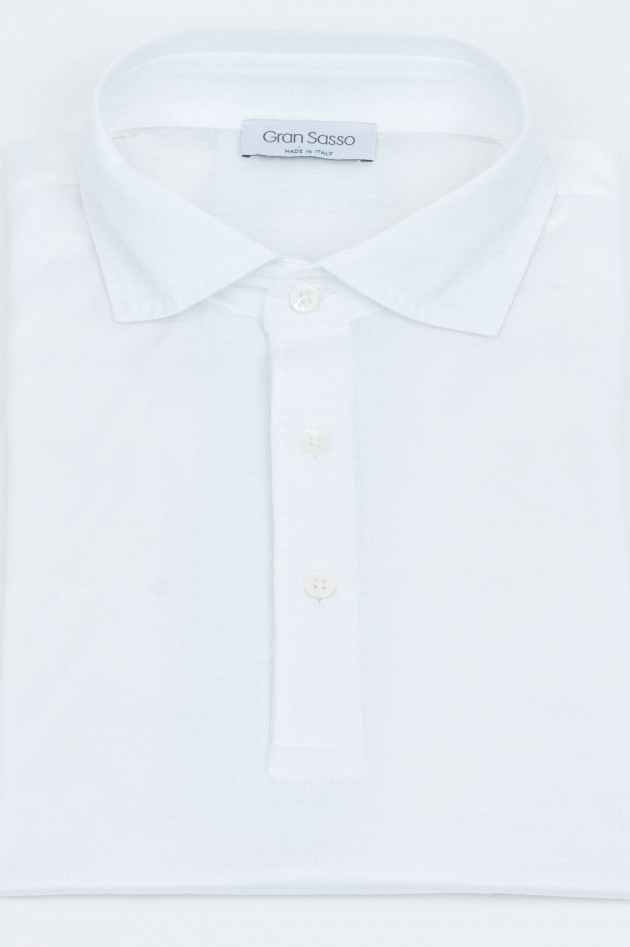 Gran Sasso Jerseyhemd in Weiß