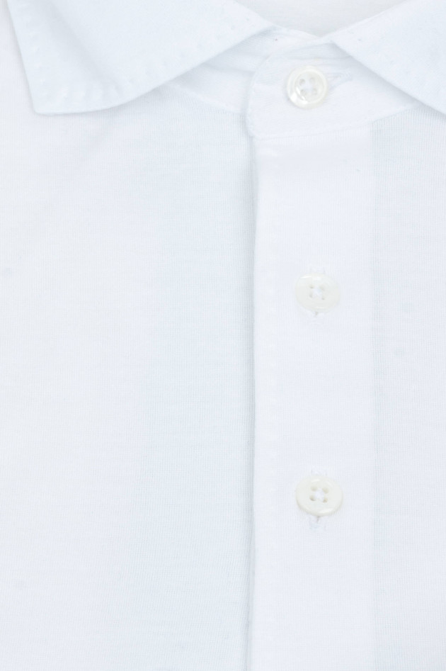 Gran Sasso Jerseyhemd in Weiß