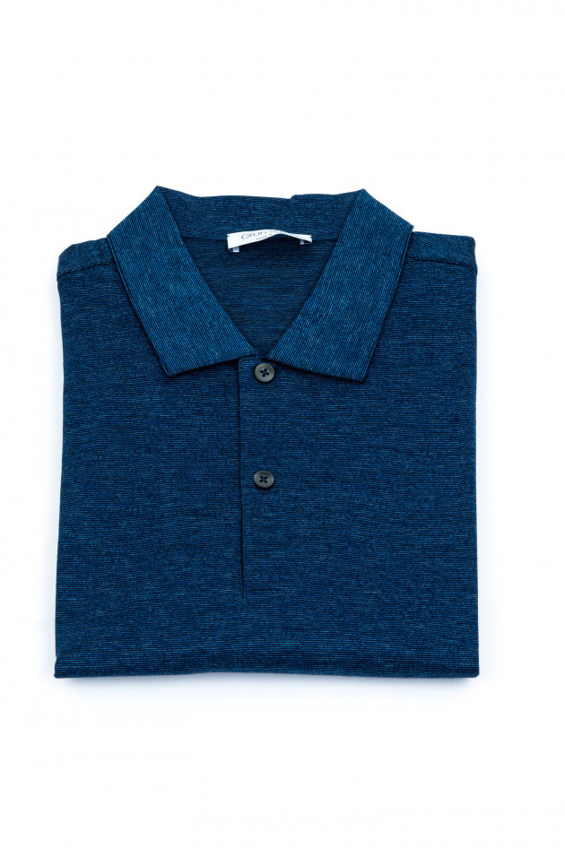 Gran Sasso Poloshirt in Navy