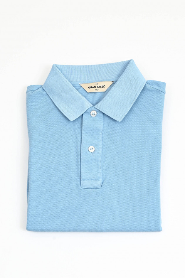 Gran Sasso Polo-Shirt in Hellblau