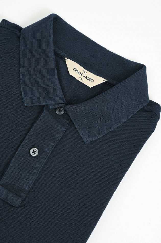 Gran Sasso Polo-Shirt in Navy