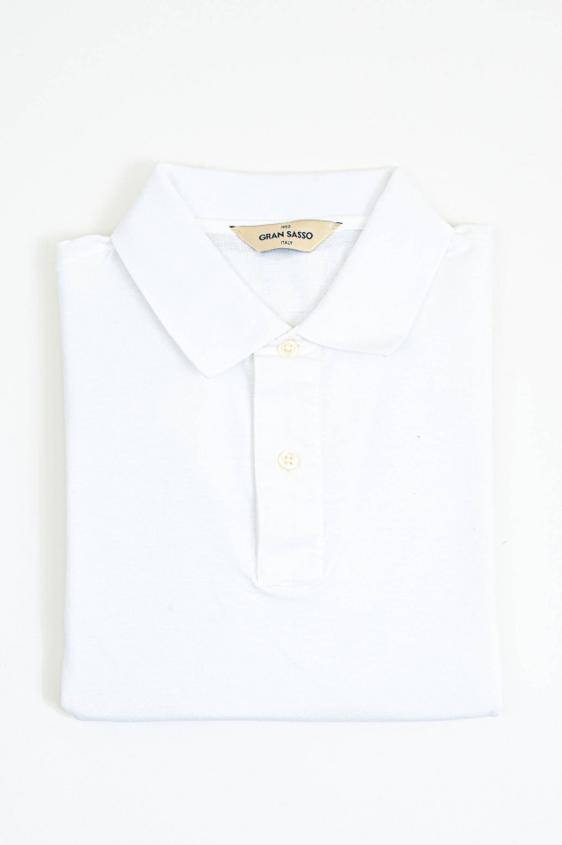 Gran Sasso Polo-Shirt in Weiß