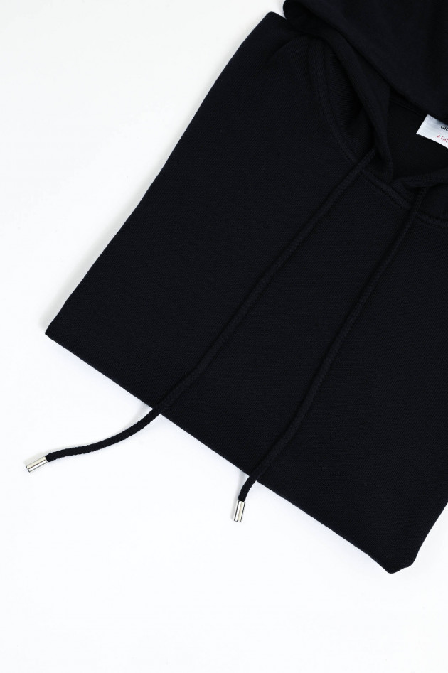 Gran Sasso Hoodie aus Merinowolle in Navy