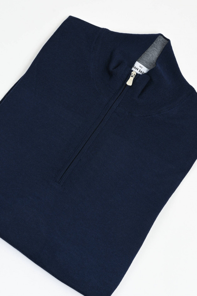 Gran Sasso Feinstrick Troyer in Navy