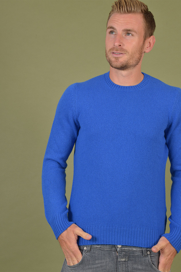 Gran Sasso Strickpullover aus Wolle in Kornblau