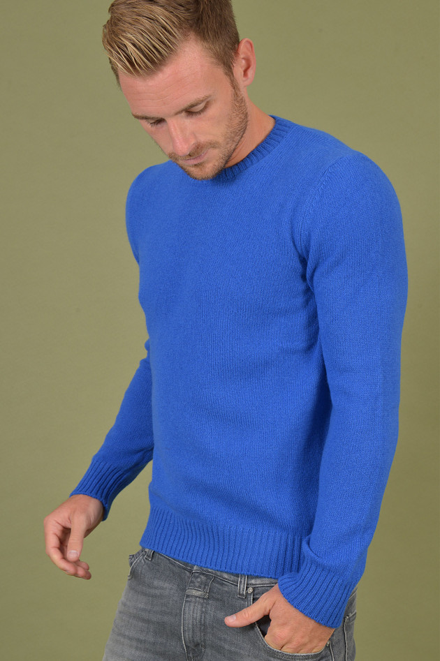 Gran Sasso Strickpullover aus Wolle in Kornblau