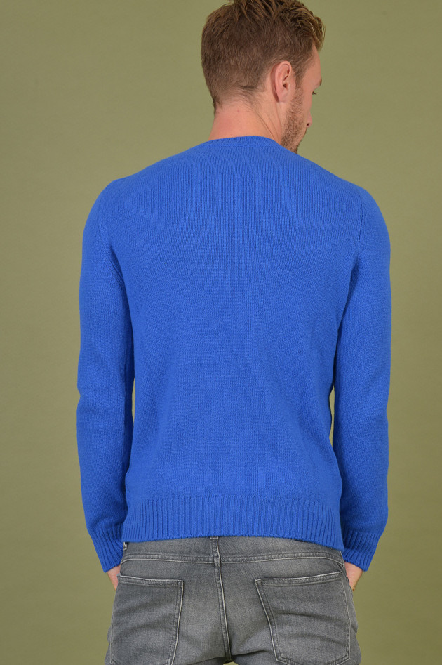 Gran Sasso Strickpullover aus Wolle in Kornblau
