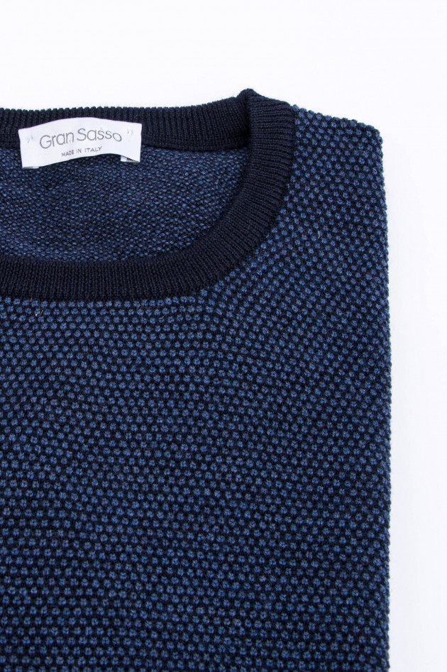 Gran Sasso Pullover aus Schurwolle in Navy