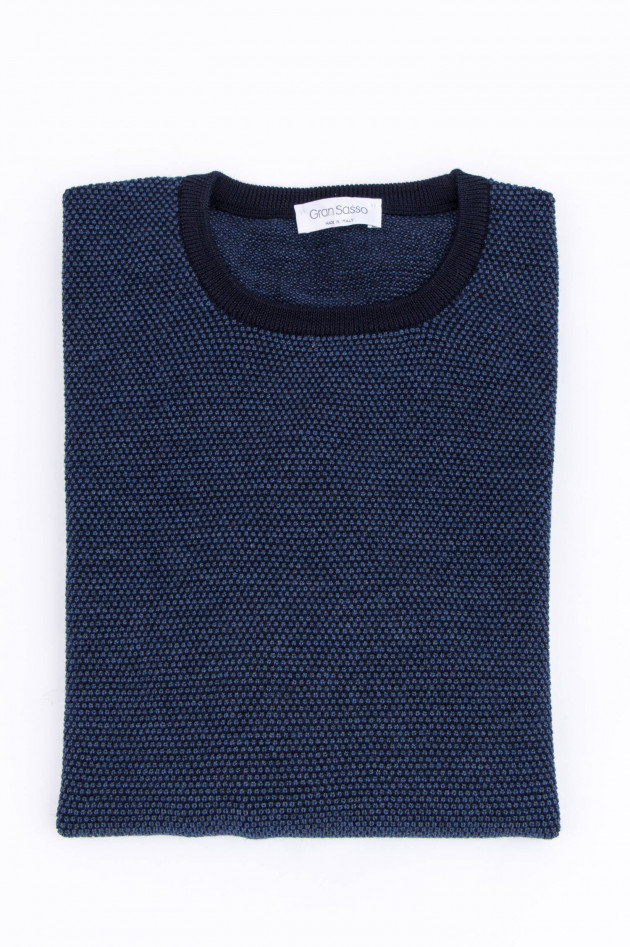 Gran Sasso Pullover aus Schurwolle in Navy