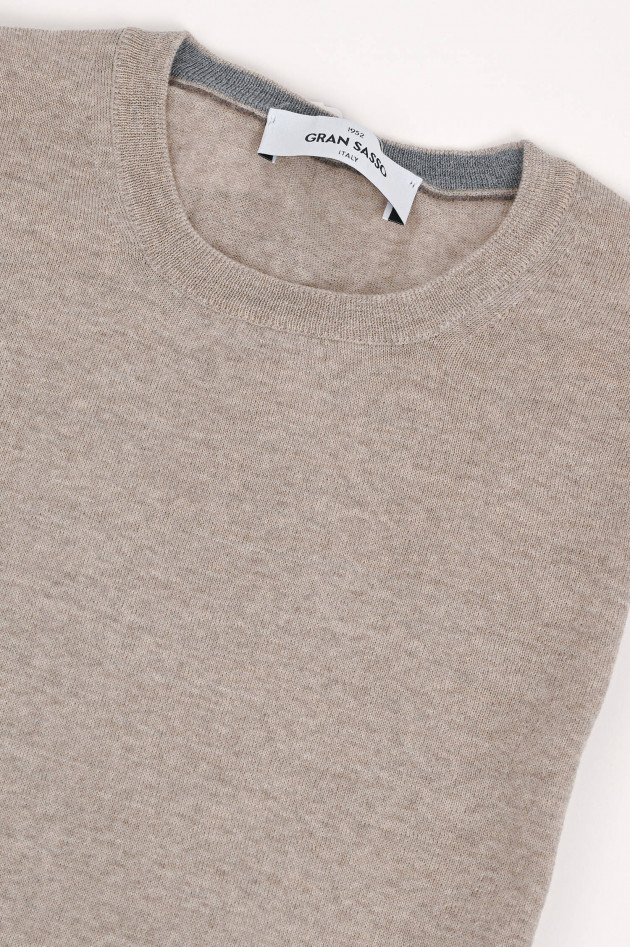 Gran Sasso Feinstrick Pullover in Taupe