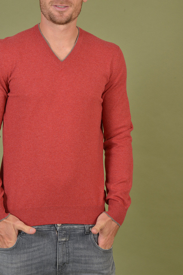 Gran Sasso Pullover aus Cashmere in Hibiskus