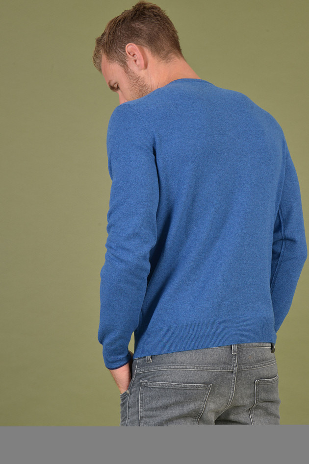 Gran Sasso Pullover aus Cashmere in Mittelblau