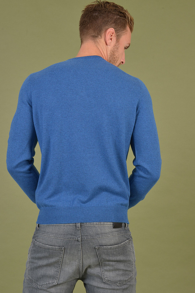 Gran Sasso Pullover aus Cashmere in Mittelblau