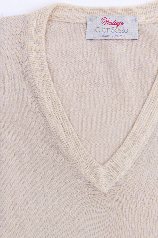 Gran Sasso Schurwolle Pullover in Beige