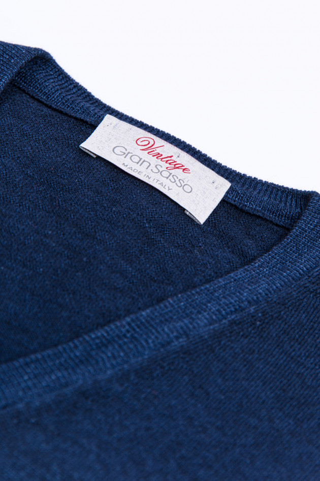 Gran Sasso Schurwolle Pullover in Midnight