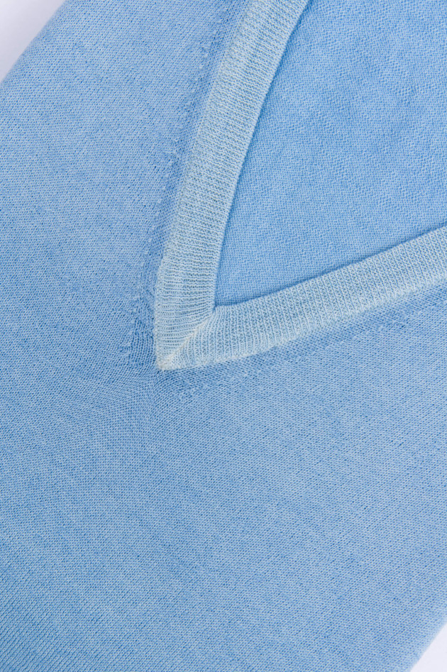 Gran Sasso Schurwolle Pullover in Himmelblau