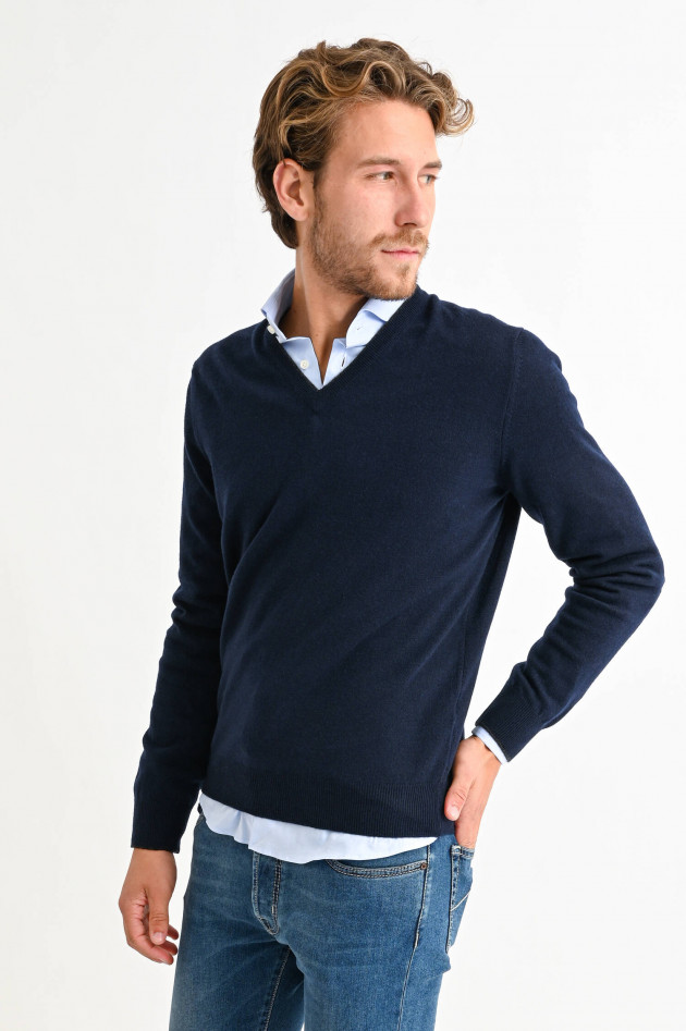 Gran Sasso Kaschmir Pullover in Navy