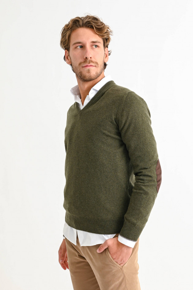 Gran Sasso Kaschmir Pullover in Oliv