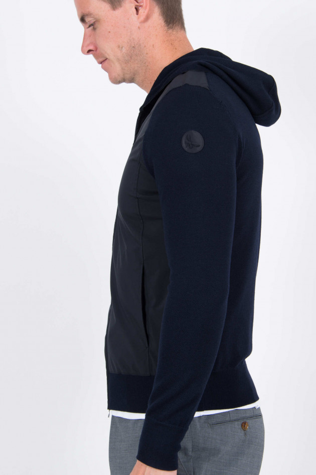 Gran Sasso Sweatjacke mit Kapuze in Navy