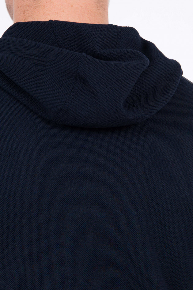 Gran Sasso Sweatjacke mit Kapuze in Navy