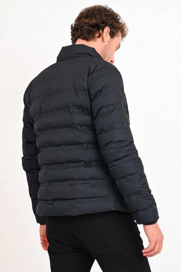 Hackett London Funktionelle Steppjacke in Schwarz