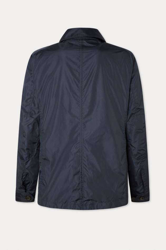 Hackett London Jacke mit doppelten Kragen in Navy