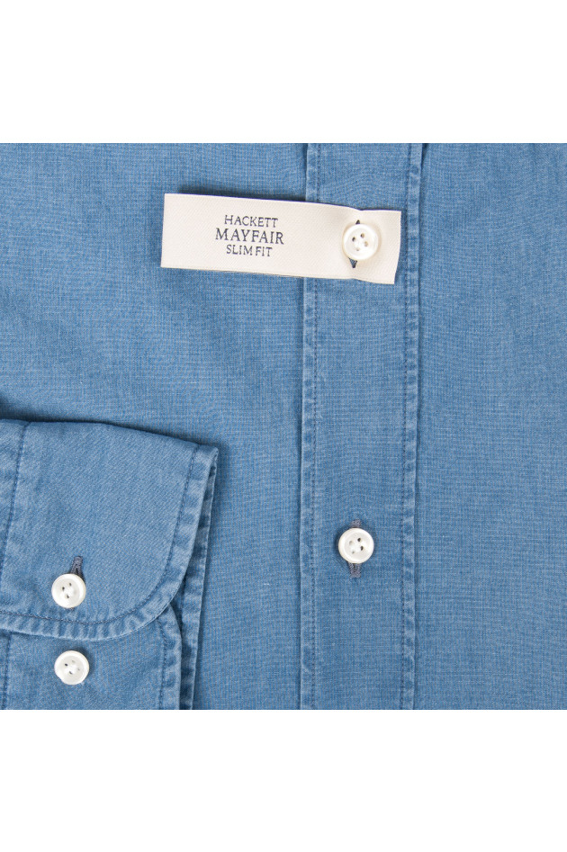 Hackett London Jeanshemd in Blau