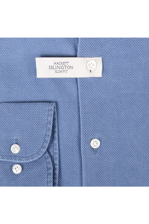Hackett London Baumwollhemd in Blau