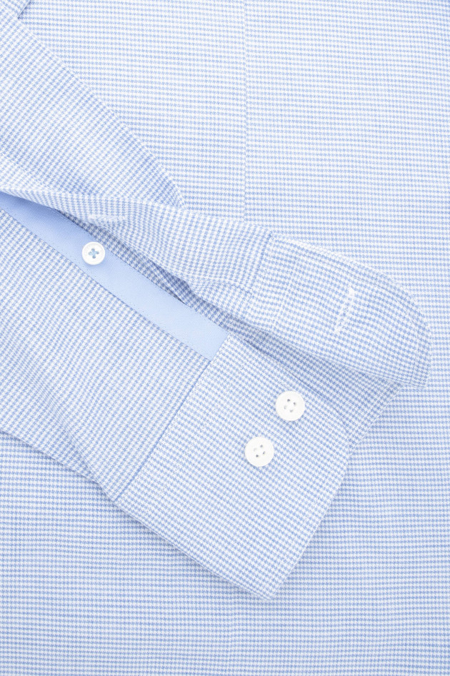 Hackett London Slim Fit Hemd in Blau gemustert