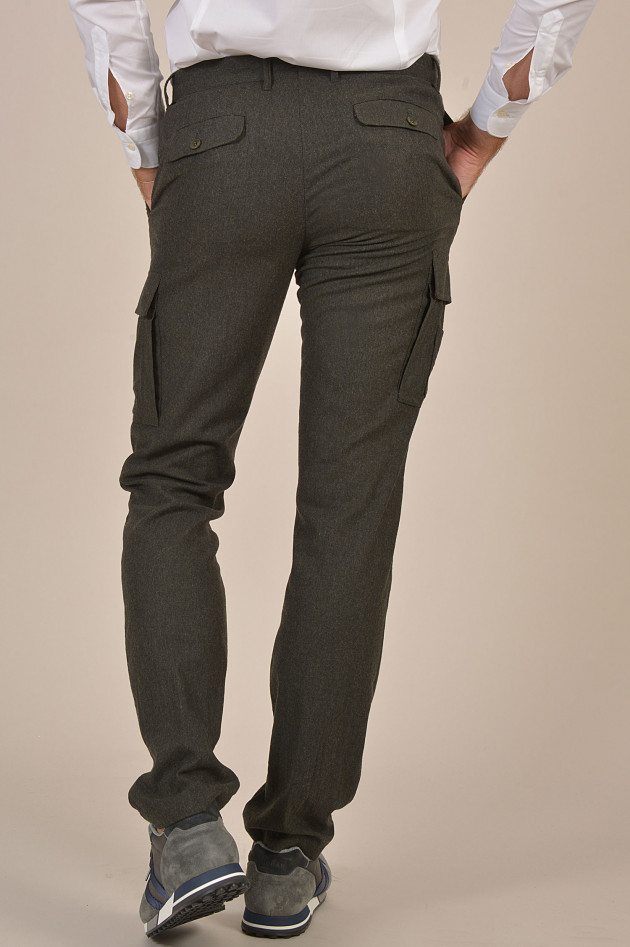 Hackett London Cargo - Hose in Oliv