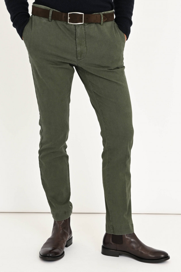 Hackett London Chino in Dunkelgrün