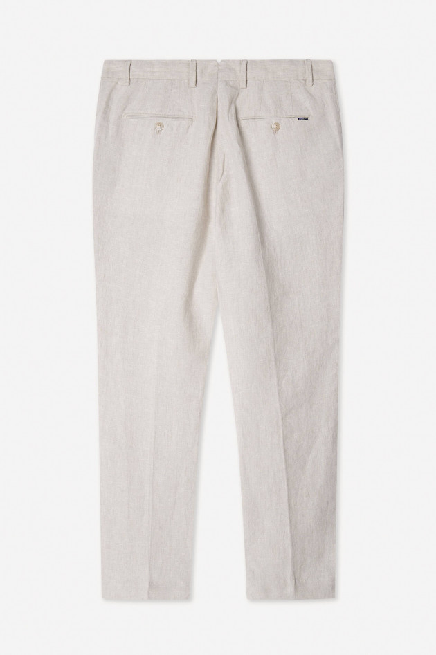 Hackett London Hose aus Leinen in Hellbeige