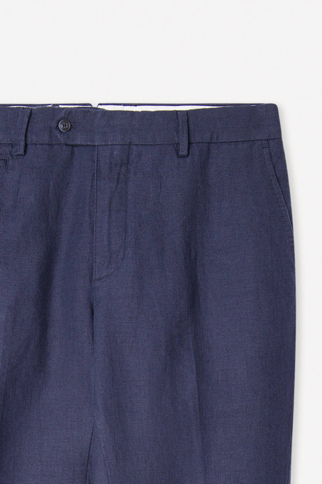 Hackett London Hose aus Leinen in Navy