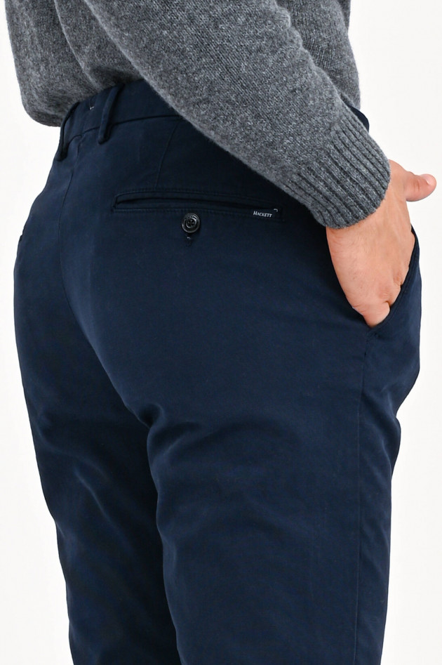 Hackett London Chino aus Baumwolle in Navy